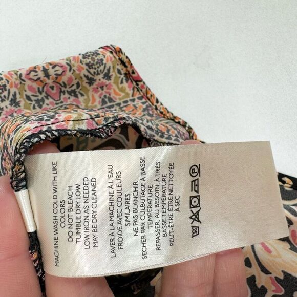 Free People Dress Women Small Stevie Printed Tunic Boho Long Sleeve  Festival - Picture 6 of 10